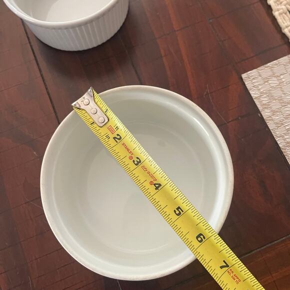 Apilco Pillivuyt white porcelain souffle 6-1/4” - Picture 7 of 8